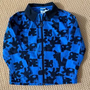 NWT Disney Parks Blue and Black Mickey Mouse Kids Jacket Size 5/6